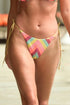 Luli Fama Muse Feels Wavey Ruched Back Tie Side Bottom